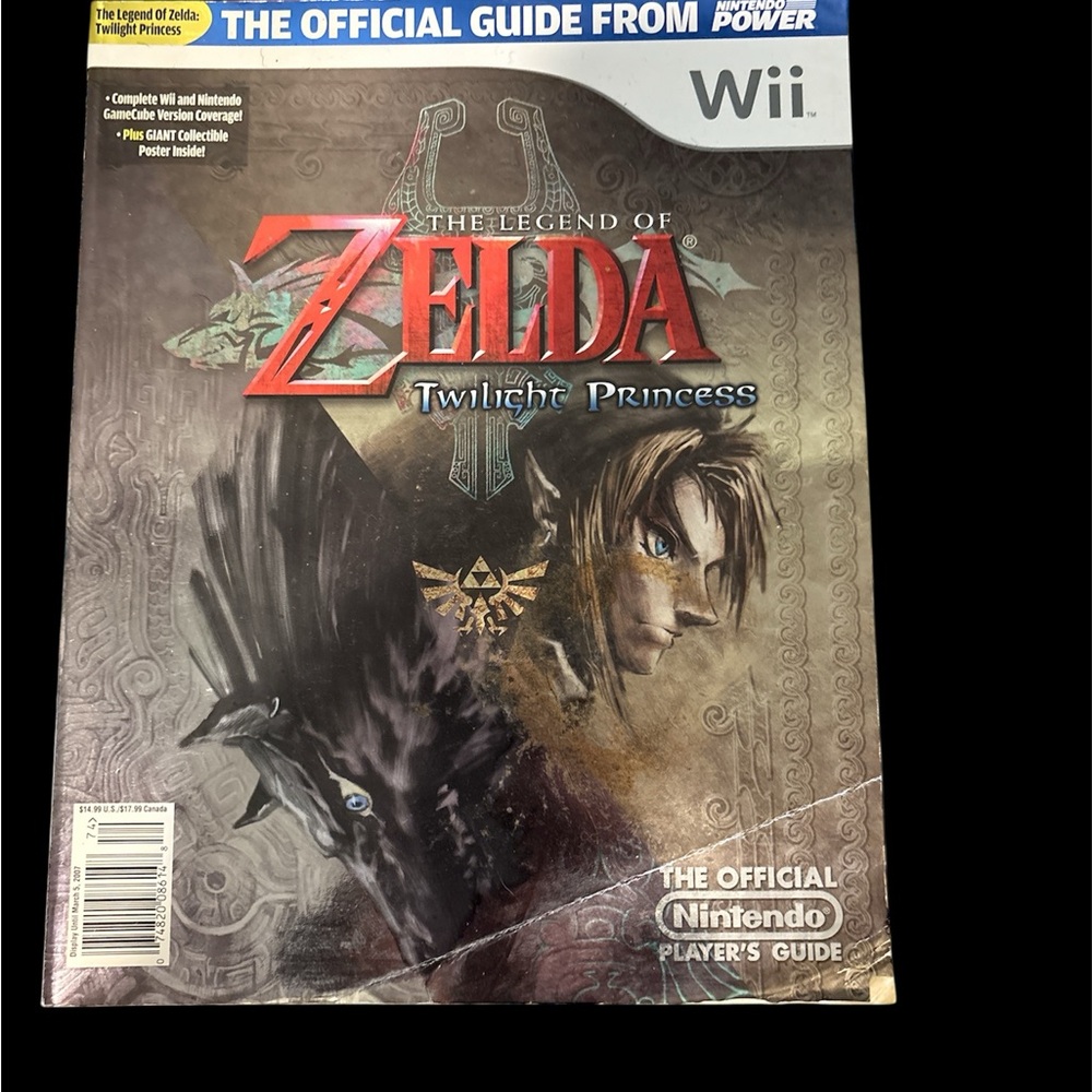 Nintendo Twilight Princess Player's Guide - Red and Gray